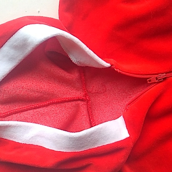 Baby Santa Christmas Costume Ugly Sweater Holiday Party Outfit Hoodie Romper - Picture 4 of 4